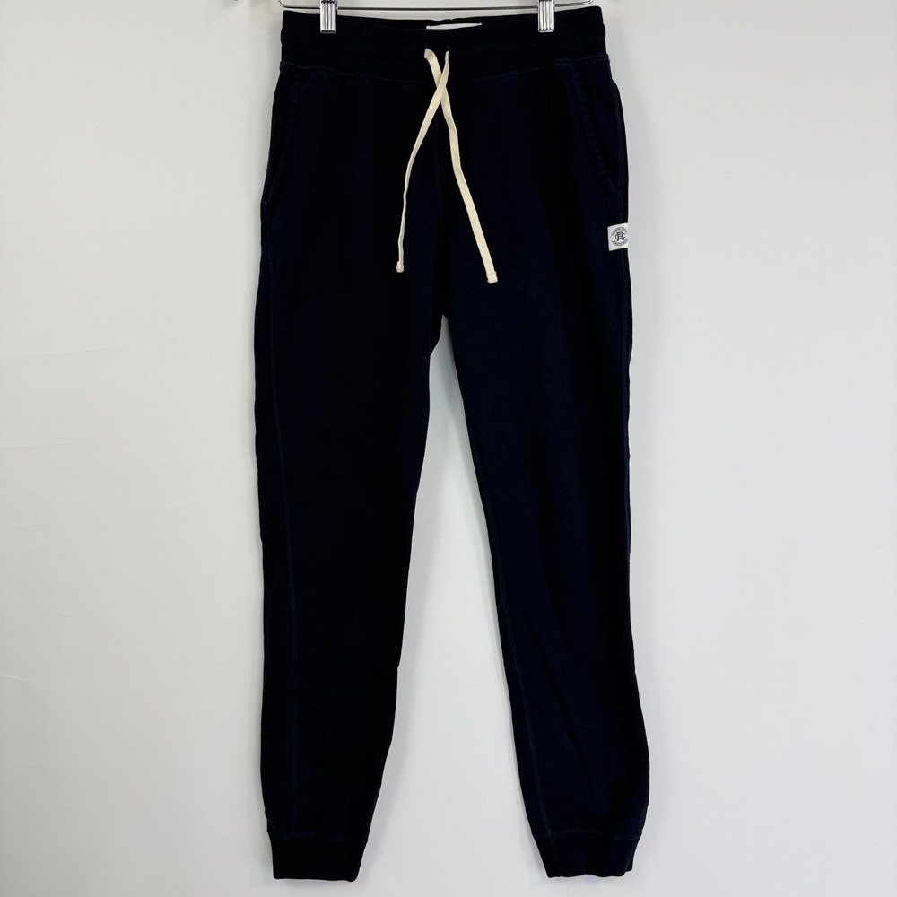 Reigning Champ Midnight Jogger Sweatpants Mens Small Navy Slim Fit Terry Joggers